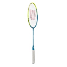 Wilson Kinder-Badmintonschläger Tour 30 Junior (kopflastig, steif) blau - besaitet -